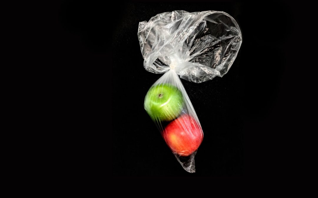 Sacos de plástico ultraleves fruta e legumes