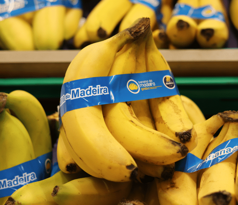 Banana da Madeira sem plástico