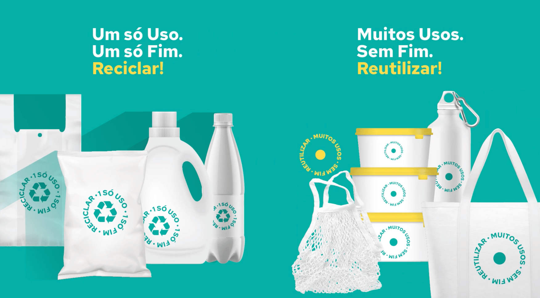APED campanha plástico de uso único